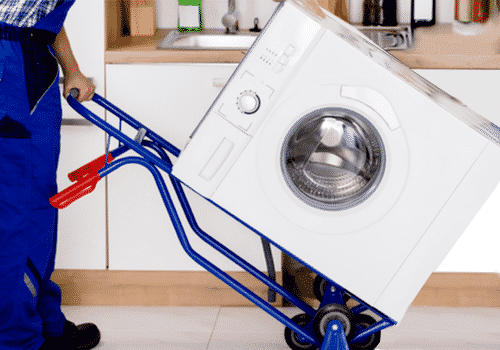 La parcours de l'eau d'une machine à laver le linge